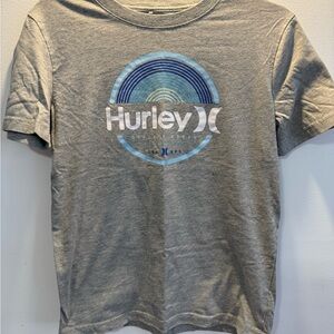 Boy’s 14/16 Hurley Gray & Blue Graphic T-Shirt